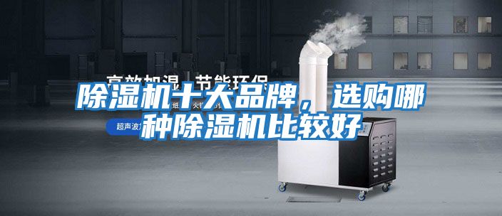 除濕機十大品牌，選購哪種除濕機比較好