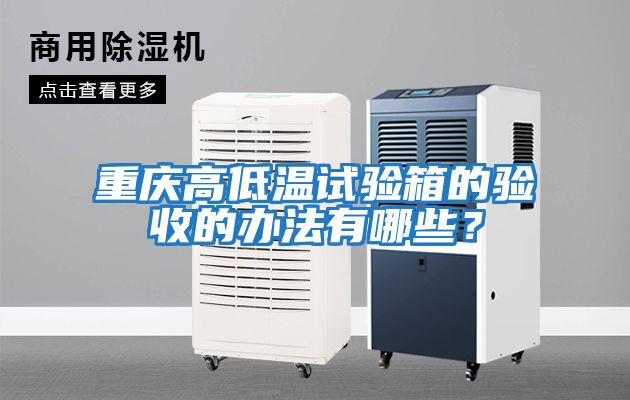 重慶高低溫試驗箱的驗收的辦法有哪些？