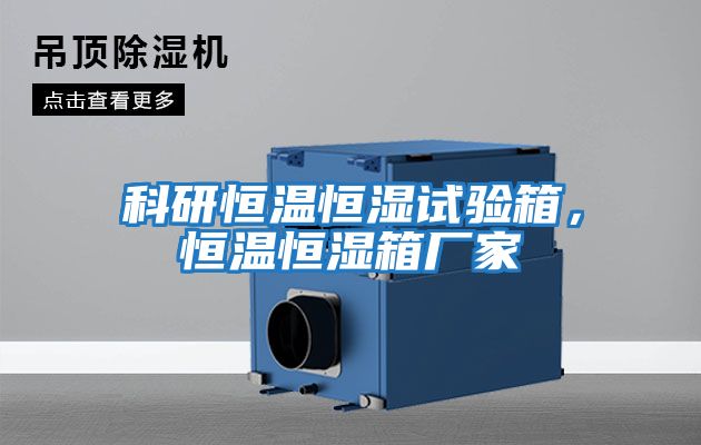 科研恒溫恒濕試驗箱，恒溫恒濕箱廠(chǎng)家