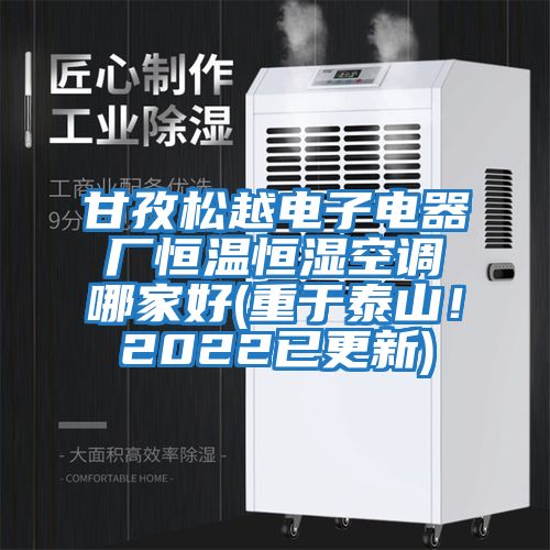 甘孜松越電子電器廠(chǎng)恒溫恒濕空調哪家好(重于泰山！2022已更新)
