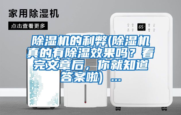 除濕機的利弊(除濕機真的有除濕效果嗎？看完文章后，你就知道答案啦) ...