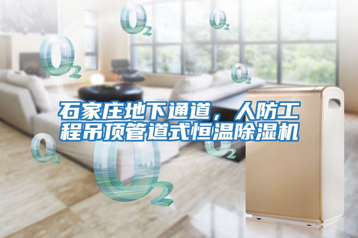 石家莊地下通道，人防工程吊頂管道式恒溫除濕機