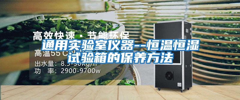 通用實(shí)驗室儀器--恒溫恒濕試驗箱的保養方法