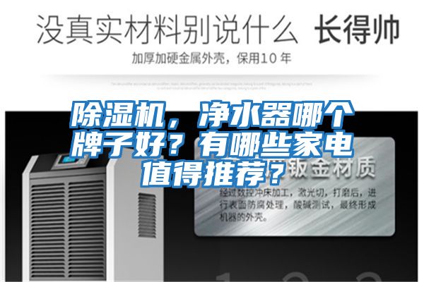 除濕機，凈水器哪個(gè)牌子好？有哪些家電值得推薦？